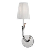 Deering Wall Sconce - 1-Light - Polished Nickel by Hudson Valley