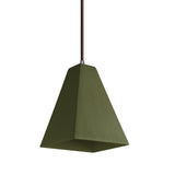 Deimos Pendant Light By Geo Contemporary, Color: Military Green