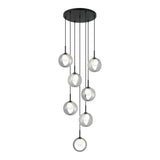 Delcia Chandelier 7 Light Black