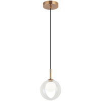 Delcia Pendant Light Aged Gold Brass Small By Matteo