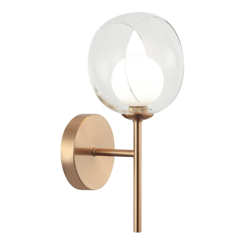 Delcia Wall Sconce Aged Gold Brass