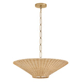 Delia Small Convertible Chandelier - Heritage Brass - by Hinkley