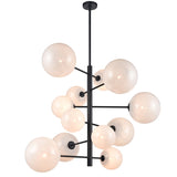 Delilah Chandelier Black By Avenue Lighting Main View