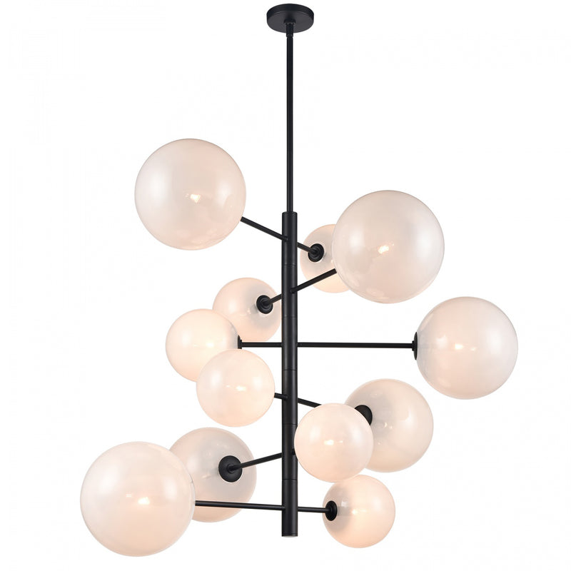 Delilah Chandelier Black By Avenue Lighting Main View