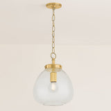 Della Pendant Light Aged Brass By Mitzi - Side View1