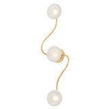 Demetrius Wall Sconce - 3 Light in Vintage Gold Leaf by Corbett