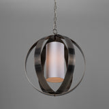 Denton Brass Pendant - Antique Silver