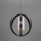 Denton Brass Pendant - Antique Silver