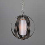Denton Brass Pendant - Antique Silver