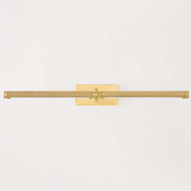 Deptford Picture Light 24 Inch Aged Brass By Hudson Valley - Front View