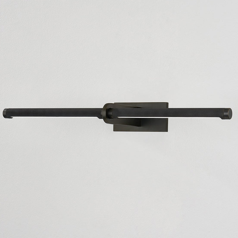 Deptford Picture Light 24 Inch Distressed Bronze By Hudson Valley - Side View1