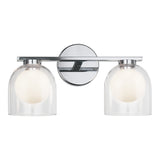 Derbishone Wall Sconce 15 Inch Chrome