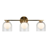 Derbishone Wall Sconce 23 Inch Aged Gold Brass