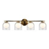 Derbishone Wall Sconce 29 Inch Aged Gold Brass