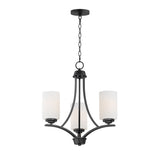 Deven Chandelier Black by Maxim Lighting