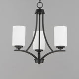 Deven Chandelier Black by Maxim Lighting