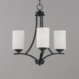 Deven Chandelier Black by Maxim Lighting