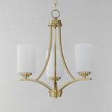 Deven Chandelier Satin Brass by Maxim Lighting