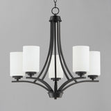 Deven Chandelier Black by Maxim Lighting