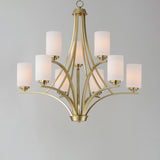 Deven Multi-Tier Chandelier Satin Brass by Maxim Lighting