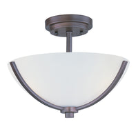 Deven Semi-Flush Mount Oil Rubbed Bronze by Maxim Lighting