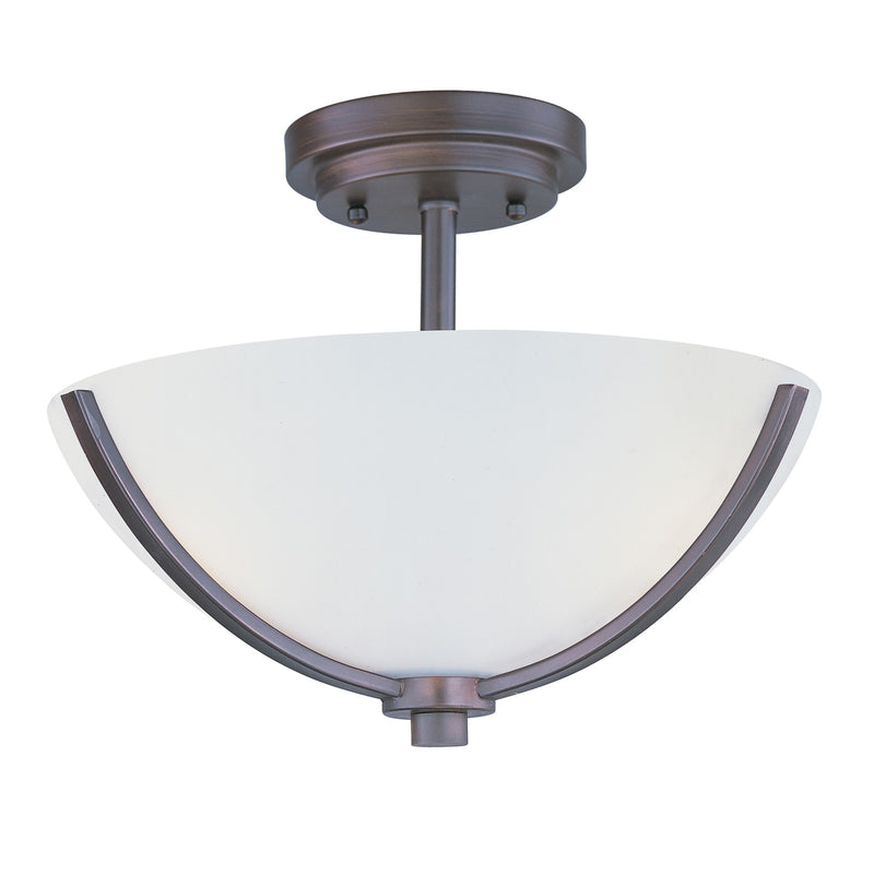 Deven Semi-Flush Mount Oil Rubbed Bronze by Maxim Lighting