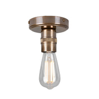 Devon Flush Mount - Antique Brass