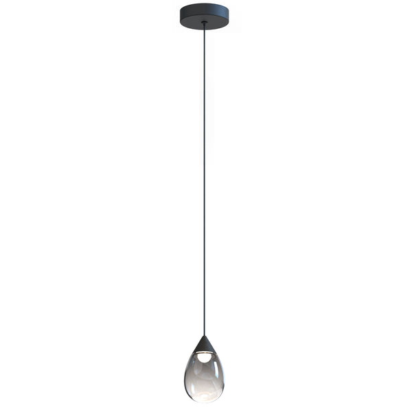 Dewdrop LED Pendant Small Black By ET2
