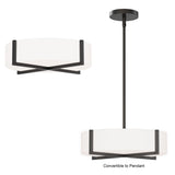 Dexter Flush Mount Pendant Black by Maxim Lighting
