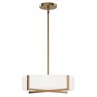 Dexter Flush Mount Pendant Natural Aged Brass by Maxim Lighting