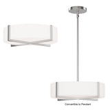 Dexter Flush Mount Pendant Satin Nickel by Maxim Lighting