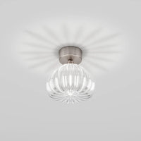 Diamante Ceiling Light By Vistosi, Size: Small, Color: Chrome, Satin Nickel, , | Casa Di Luce Lighting