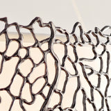 Silver Coral Drum Round Chandelier lifestyle 2