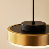 Discus Wall Light Large Matt Black Silk Lacquered By Contradi - Lifestyle View