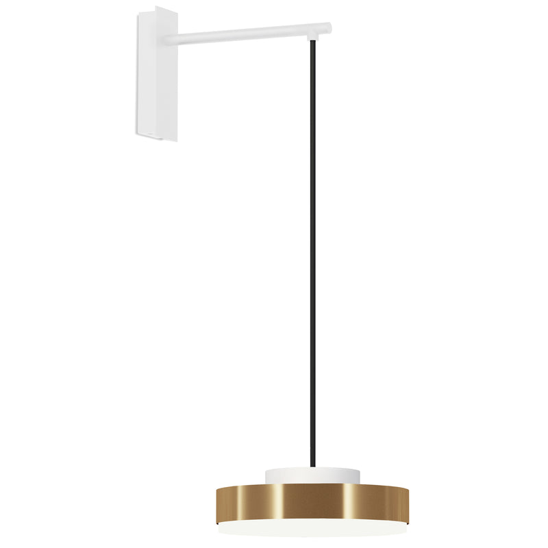 Discus Wall Light Small Matt White Lacquered By Contradi