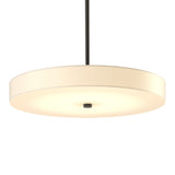 Disq LED Pendant Large in Dark Smoke by Hubbardton Forge
