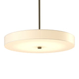 Disq LED Pendant Large in Soft Gold by Hubbardton Forge