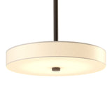 Disq LED Pendant Small in Bronze by Hubbardton Forge