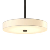 Disq LED Pendant Small in Natural Iron by Hubbardton Forge