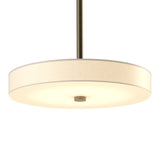 Disq LED Pendant Small in Soft Gold by Hubbardton Forge