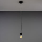 Doha Twisted Pendant Black