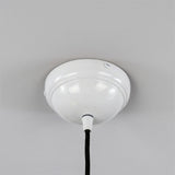 Doha Twisted Pendant White