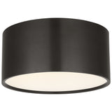 Dola Flush Mount Medium Bronze By Visual Comfort Modern - Side View1