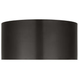 Dola Flush Mount Medium Bronze By Visual Comfort Modern - Side View