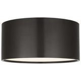 Dola Flush Mount Medium Bronze By Visual Comfort Modern