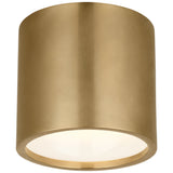 Dola Flush Mount Small Hand Rubbed Antique Brass By Visual Comfort Modern - Side View1