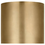 Dola Flush Mount Small Hand Rubbed Antique Brass By Visual Comfort Modern - Side View
