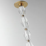 Dolce Vita LED Bead Pendant Gold 84 Inch By Studio M Detailed View