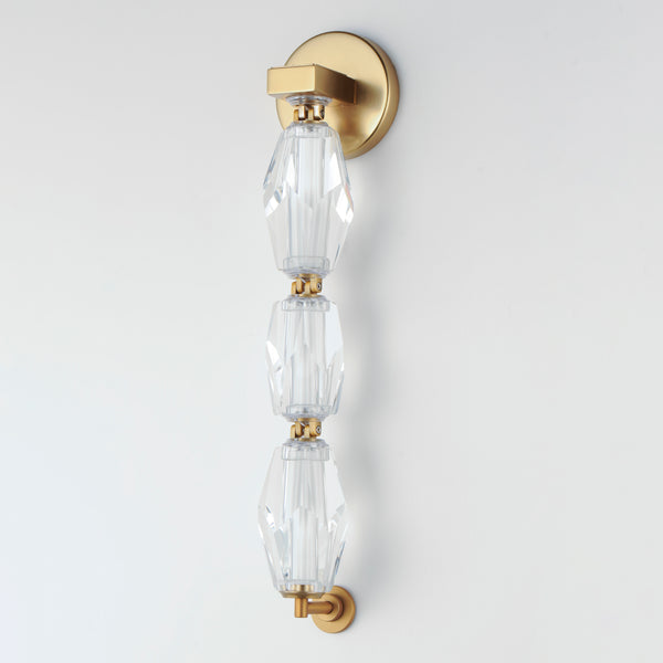 Dolce Vita LED Wall Sconce Gold By Studio M Side View