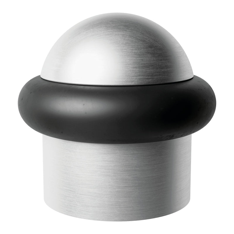 Dome Door Stop in Satin Chrome by Colombo Design